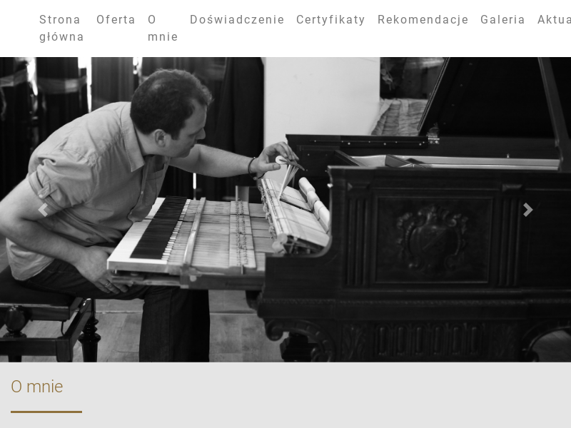 Strojenie fortepianów i naprawa pianin Wrocław - Pro-Pianoforte.pl stroiciel Marian Krawczyk